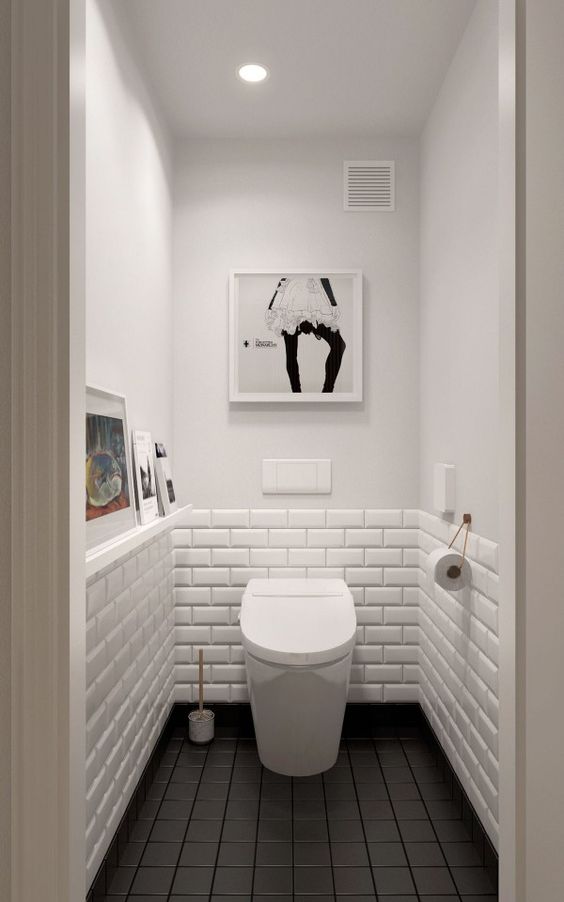 Toilet-inspiratie-witte-metro-tegels