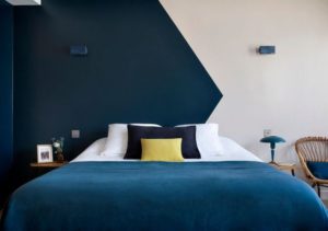 classic blue slaapkamer blauw